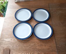 Demby Imperial Blue Side Plates x 4