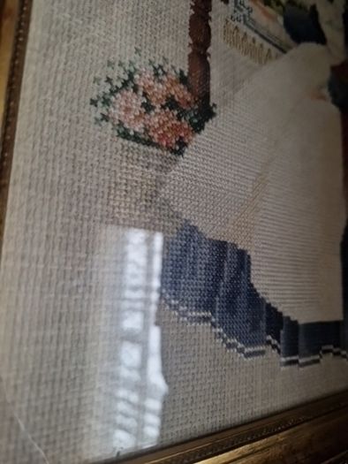 framed cross stitch