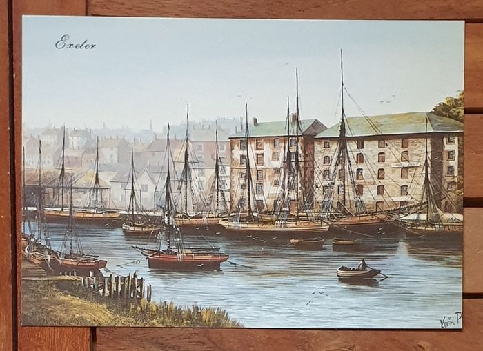 UK Places on Postcards - Drawings & Paintings