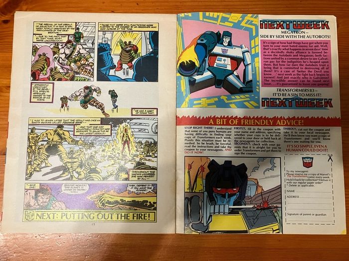 Comic: 'The Transformers' no. 82 (11th October 1986)