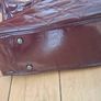 Stunning Lulu Guinness Designer Maroon Patent Leather Bag Image 9