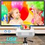Full HD 1080P Enhanced Mini Wireless Projector 8500 Lumen, Portable Video Projector Compatible with TV Stick Smartphone Tablet HDMI USB AV for Home Theater Image 3