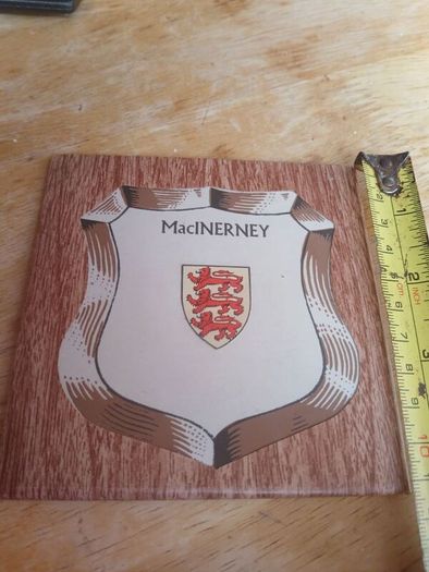 Family Crest Plaque