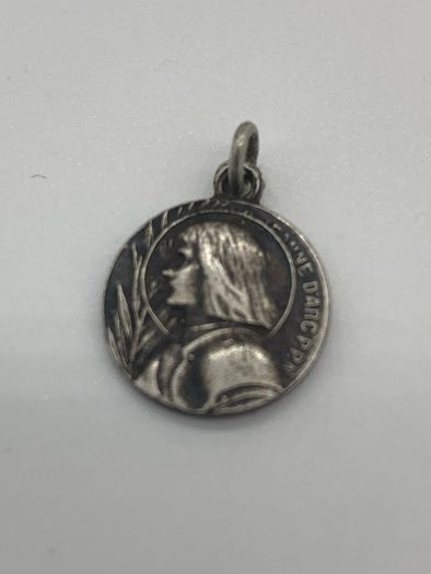 Rare Antique French Joan of Arc Silver Medal