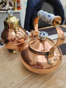 vintage brass and copper