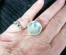 Sterling Silver Disc Ring