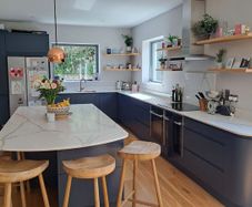 Solid wood bar stools, originally from Coach House/Hedgerow