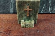 Vintage  Connemara Marble Holy Font
