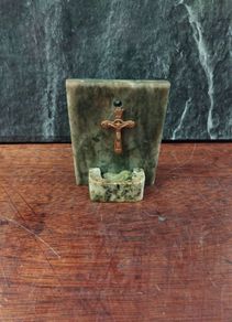 Vintage  Connemara Marble Holy Font