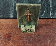 Vintage  Connemara Marble Holy Font