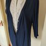 Twist navy white cover up and blouse size UK16 EU44 Perfect condition Postage included Image 3