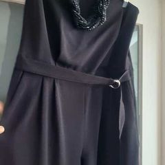 PRIMARK black jumpsuit with pockets Sz 14