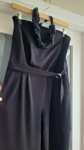 PRIMARK black jumpsuit with pockets Sz 14
