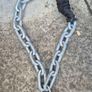 bike motorbike security chain Image 2
