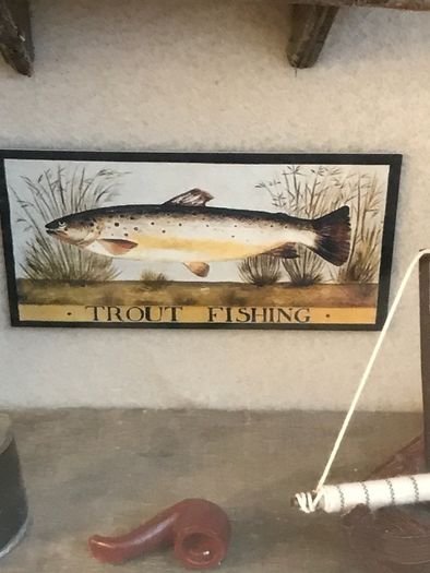 Fishing Memorabilia Shadow Box