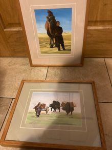 Set of two oil paintings free postage