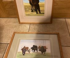 Set of two oil paintings free postage