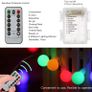 Globe String Lights Battery Powered 0.6W 10M 80LEDs Outdoor Fairy Lights Multi-Color 8 Modes Waterproof with Remote Control for Party Living Room Bedroom Patio Garden Image 2