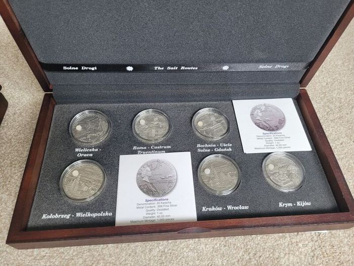 The salt routes silver coin set