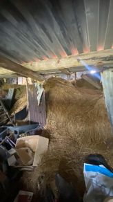 free shed of old hay