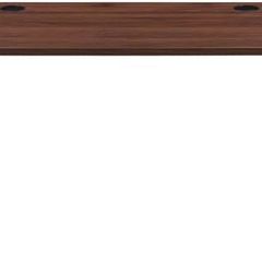 Office Computer Desk, Walnut Desktop and Black Frame, Rectangular, Simple Assembly, 120 x 60 x 73.6 cm
