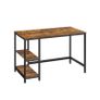 Desk with 2 shelves and steel frame Image 4