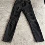 The Kooples Distressed & Studded Jeans in Black Wash Image 7