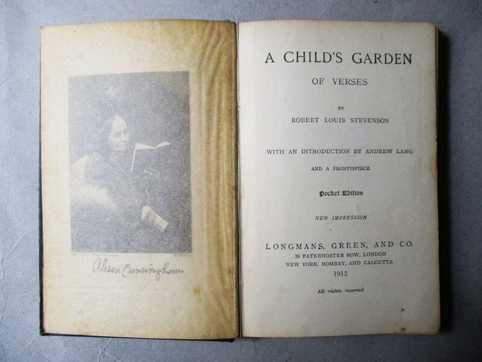 1912, A Child's Garden Of Verses - Robert Louis Stevenson