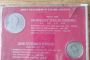 Coin Set JFK and Winston Churchill