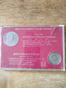 Coin Set JFK and Winston Churchill