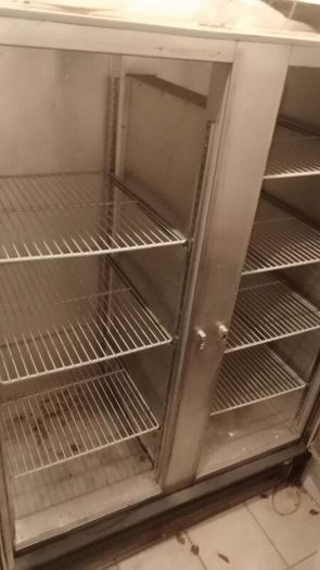 Commercial fridge and freezer