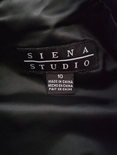 Vintage 1990's Siena Studio Genuine Leather Black Trousers