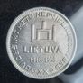 Silver coin Lithuania Image 4