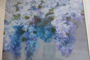 Nai, Danhui 38 x 34 cm. white Wood Framed Museum Art Print Titled - Wisteria