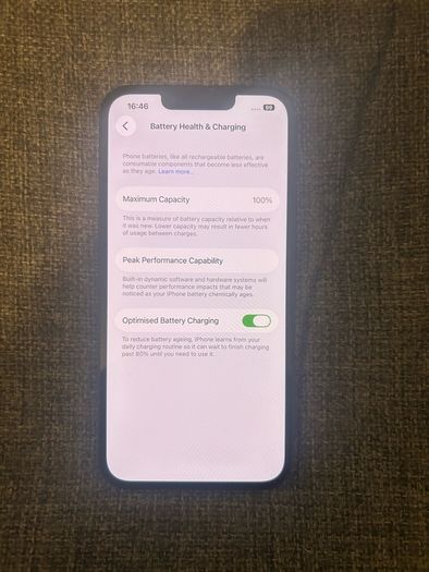 iPhone 13 black 128gb, unlocked 100% battery health