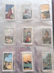 40 Jack B. Yeats Designed Cigarette Cards 'Irish Place Names'