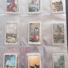 40 Jack B. Yeats Designed Cigarette Cards 'Irish Place Names'