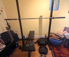 squat and bench set