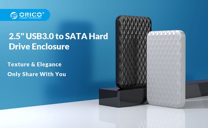ORICO USB 3.0 (UASP) 5Gbps to SATA 2.5" HDD/SSD Enclosure with Auto Sleep Mode (Brand New/Warranty)