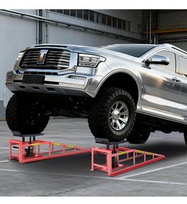 2x 5-Ton/5000kg Heavy-Duty Car Ramps,Car Ramp with Hydraulic