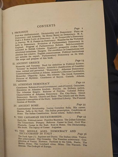 Dictatorship And Democracy.  By Sir John A.r.marriotte. Rare 1936 Hardback In Good Condition.  See Photos For Same.