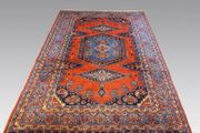 Large Vintage Handknotted Wiss Wool Rug