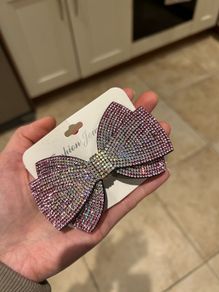Bow hair clip/ Irish dancing