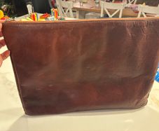 leather laptop case