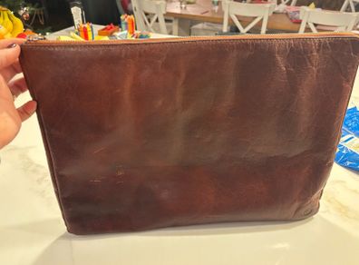 leather laptop case
