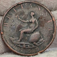 Great Britain 1799 Half Penny George III