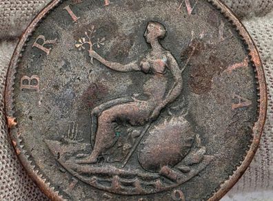 Great Britain 1799 Half Penny George III