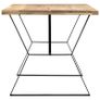 Dining Table 140x80x76 cm Solid Mango Wood Image 3