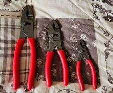 Genuine Snap-on 3-Piece Talon Grip Combination Slip-Joint Pliers Set
