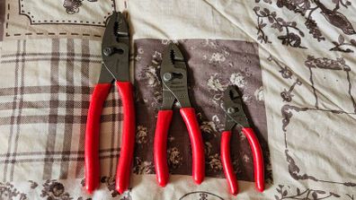 Genuine Snap-on 3-Piece Talon Grip Combination Slip-Joint Pliers Set
